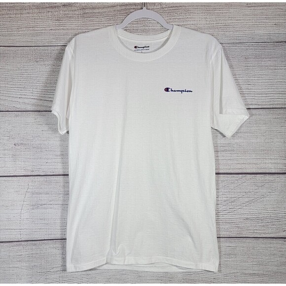 CHAMPION Short Sleeve Tee Shirt White Size Small - Picture 1 of 3